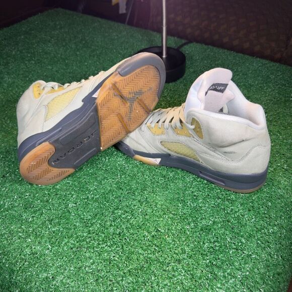 AIR JORDAN 5 JADE - Kids Basketball Shoes - SIZE 6Y - Picture 5 of 9